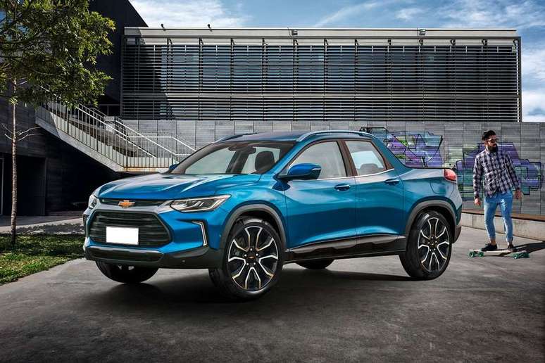 Designer Kleber Silva imagina futura picape baseada no Chevrolet Tracker. 