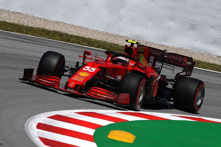 Carlos Sainz acabou em sétimo no GP da Espanha 