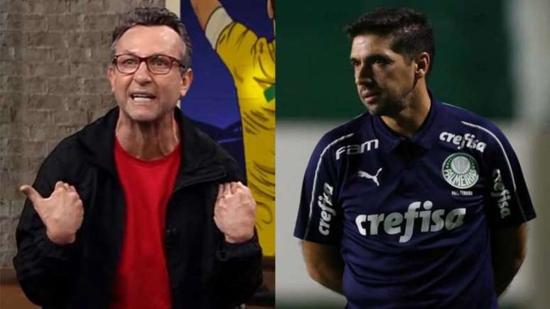 Neto acumula farpas com o treinador do Palmeiras (Montagem LANCE!)