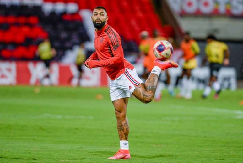 Gabigol marcou duas vezes contra o Volta Redonda (Foto: Marcelo Cortes / Flamengo)