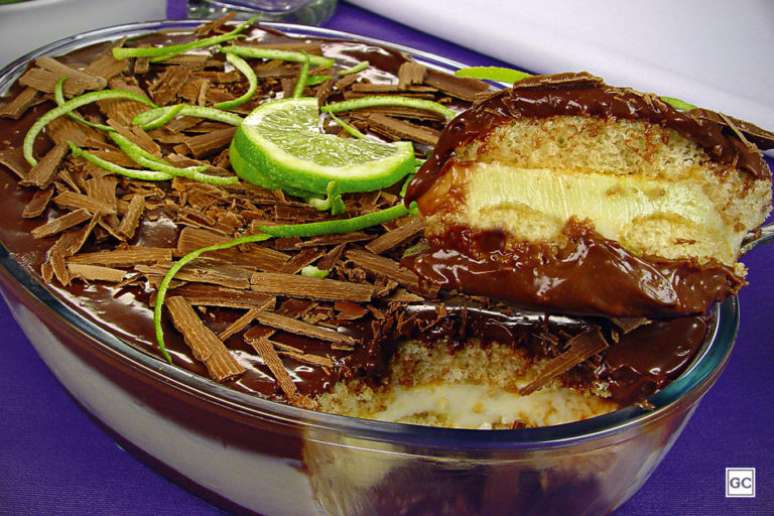 Guia da Cozinha - Receita de pavê de limão com chocolate