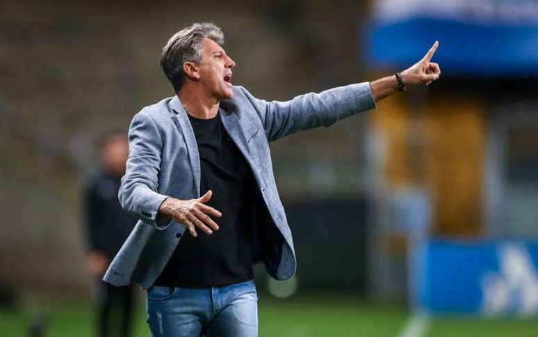 Renato Gaúcho, aos 58 anos, nunca escondeu vontade de treinar a Seleção (Lucas Uebel/Grêmio)