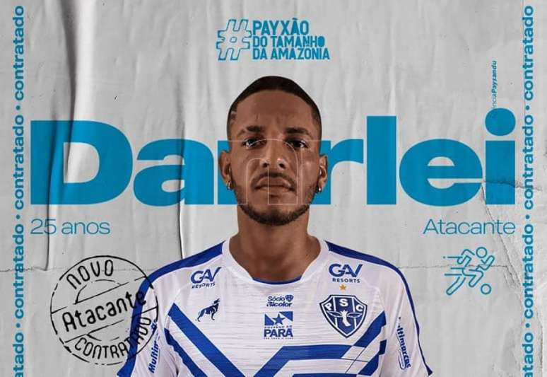 Atacante marcou 12 gols em 27 partidas (Divulgação/Paysandu)