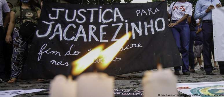 Protesto pede Justiça para as vítimas do Jacarezinho