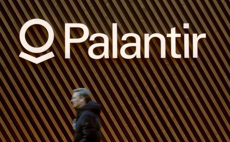 Logo da Palantir fotografado em Davos, Suíça 
22/01/2020
REUTERS/Arnd Wiegmann