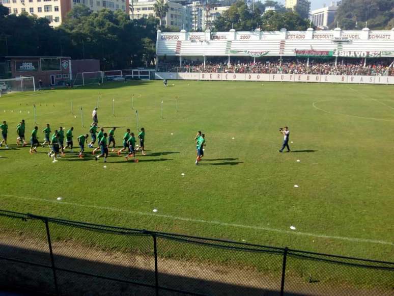 Fluminense já utilizou o campo para realizar seus treinamentos FOTO: Joel Silva