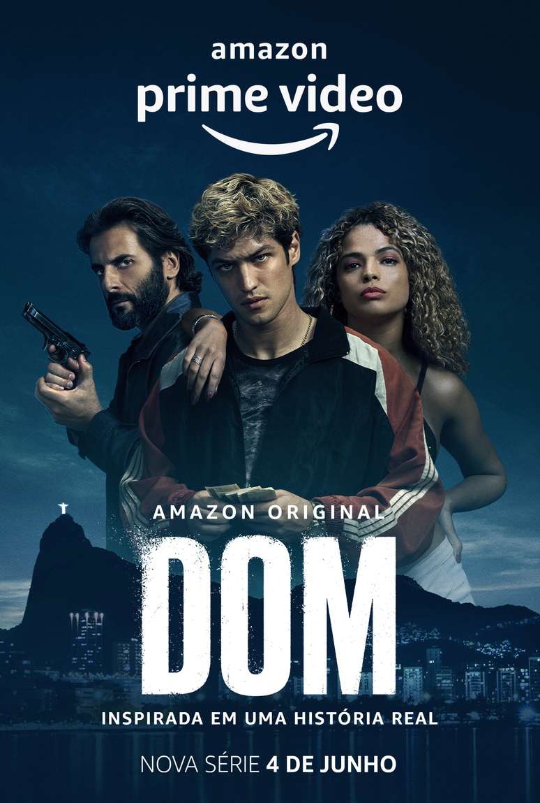 Cartaz oficial de 'Dom', série original brasileira da Amazon Prime Video