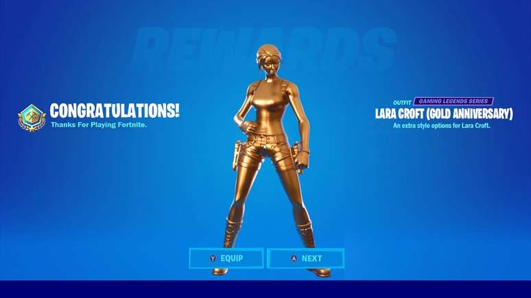 Lara Croft Golden (Anniversary Skin)