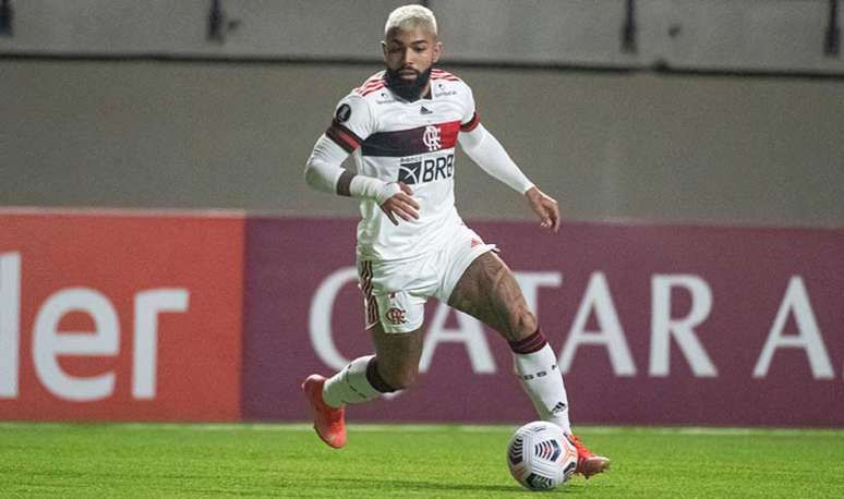 Com o gol contra o Unión La Calera, Gabi deixou Zico e Pelé para trás (Foto: Alexandre Vidal / Flamengo)