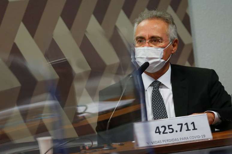 Relator da CPI da Covid, Renan Calheiros
12/05/2021
REUTERS/Adriano Machado