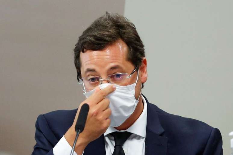 Ex-secretário de Comunicação Social da Presidência da República Fabio Wajngarten presta depoimento à CPI da Covid no Senado
12/05/2021
REUTERS/Adriano Machado