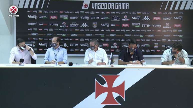 Diretoria do Vasco vem tentando se equilibrar em meio à crise financeira (Imagem: Reprodução / Vasco TV)