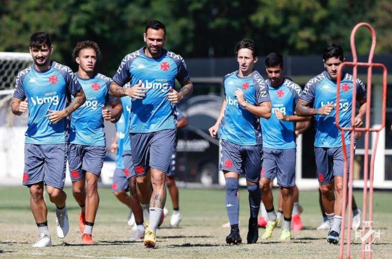 Elenco do Vasco durante treino (Foto: Rafael Ribeiro/Vasco)