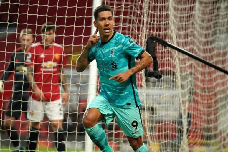 Firmino marcou duas vezes na vitória do Liverpool (Foto: DAVE THOMPSON / POOL / AFP)