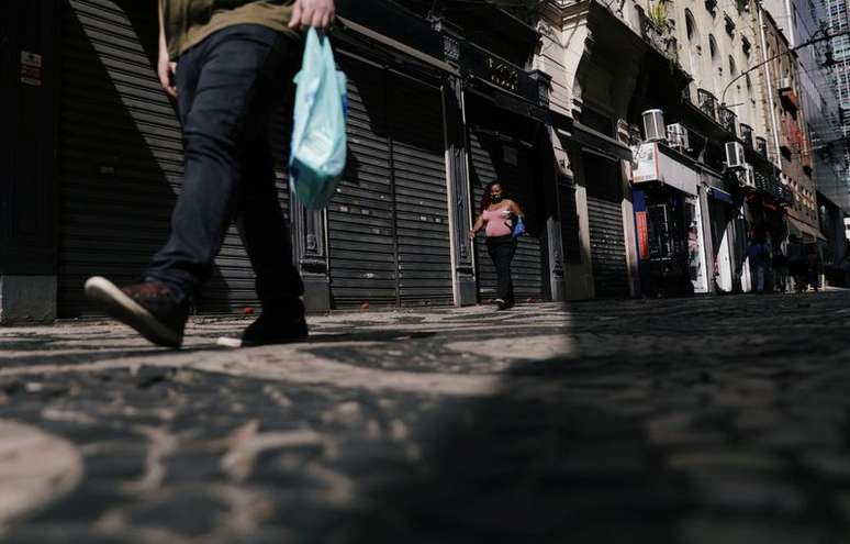 Centro do Rio de Janeiro. REUTERS/Ricardo Moraes