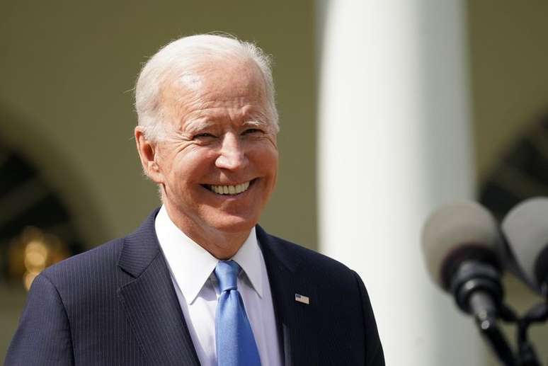 Joe Biden fala sobre Covid-19 em Washington
 13/5/2021   REUTERS/Kevin Lamarque