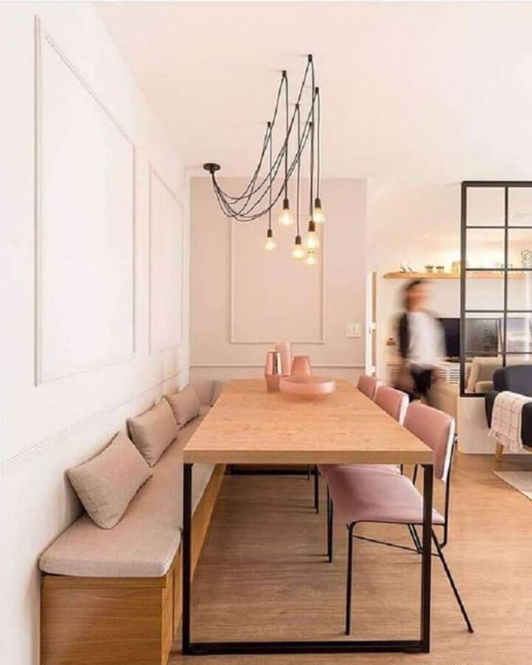 5. Canto alemao com mesa de ferro &ndash; Foto Revista Vd