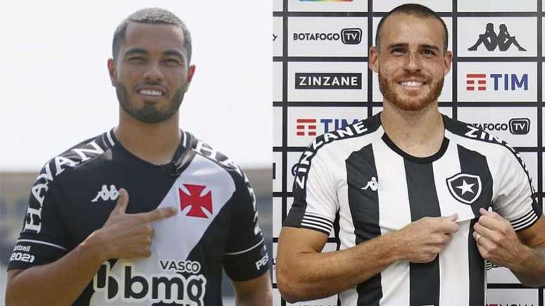 Morato, do Vasco, e Pedro Castro, do Botafogo, foram uns dos principais reforços dos clubes para 2021 (Montagem LANCE!)
