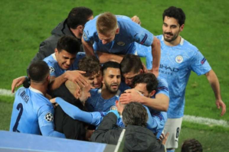 Manchester City está invicto na atual Champions League (Foto: WOLFGANG RATTAY / POOL / AFP)