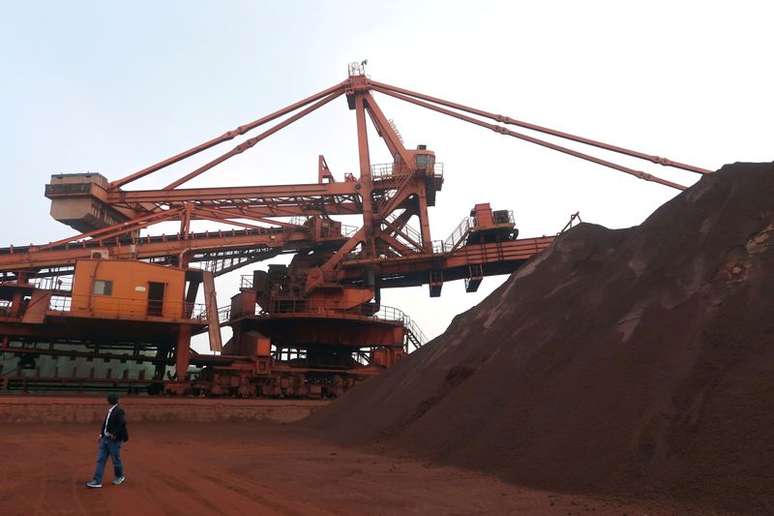 Unidade de mistura de minério de ferro em Dalian
2/09/2018
REUTERS/Muyu Xu