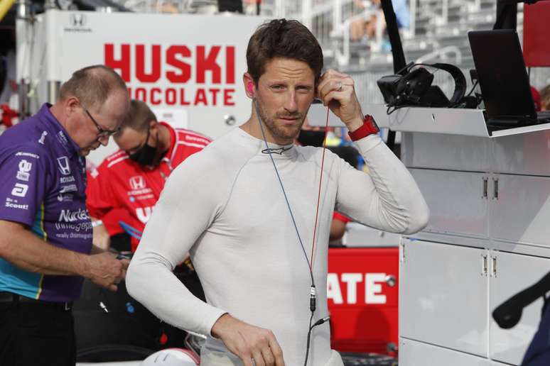 Grosjean já tem pole na Indy! 