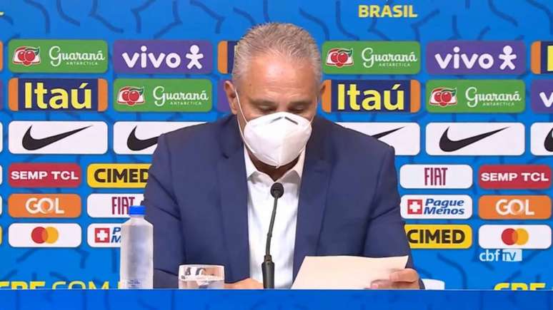 Tite convocou nomes para jogos em junho (Imagem: Reprodução/CBF TV)