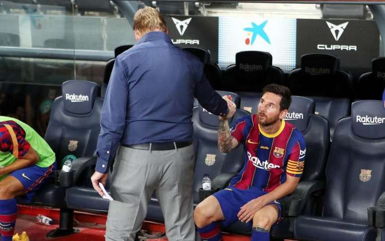 Messi e Koeman ainda não tem futuro definido no Barcelona (Foto: Miguel Ruiz / Barcelona)