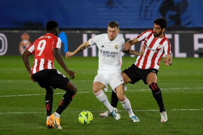 Real Madrid venceu o Athletic Bilbao por 3 a 1 no primeiro turno (Foto: AFP)