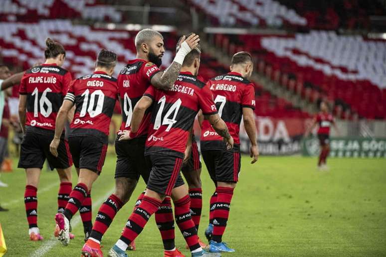 Flamengo dominou boa parte do jogo, mas não definiu e foi castigado (Foto: Alexandre Vidal/Flamengo)
