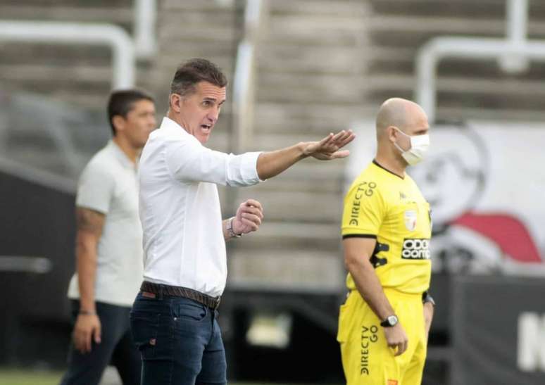 Vagner Mancini caiu após a derrota de hoje (Foto: Rodrigo Coca/Ag. Corinthians)