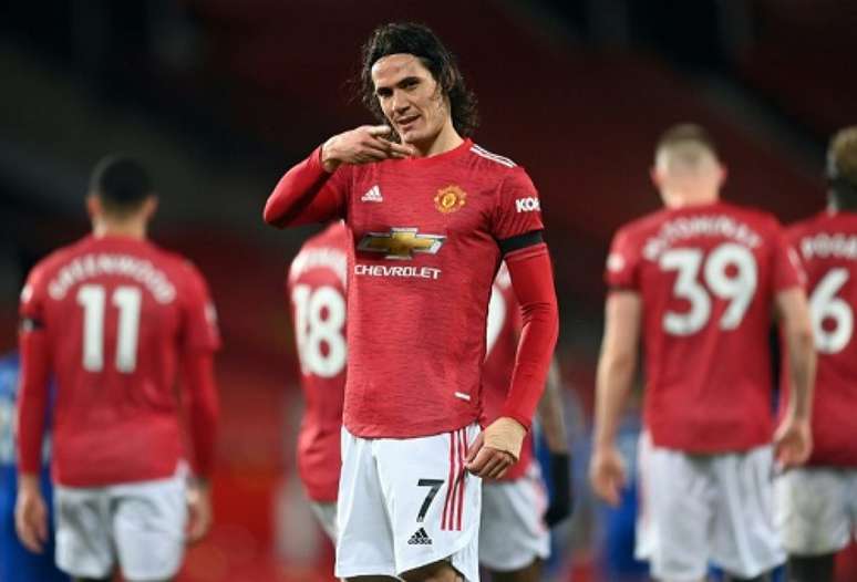 Cavani vive um grande momento em Manchester (Foto: AFP)