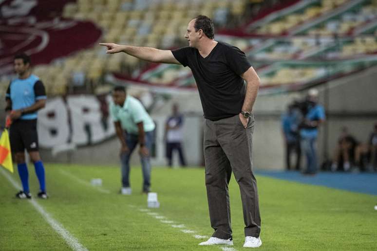 Rogério Ceni durante partida contra o Fluminense (Foto: Alexandre Vidal/Flamengo)