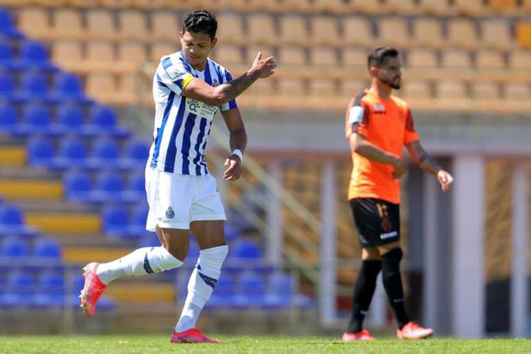 Evanilson marcou mais um (Foto: Twitter Oficial do Porto)