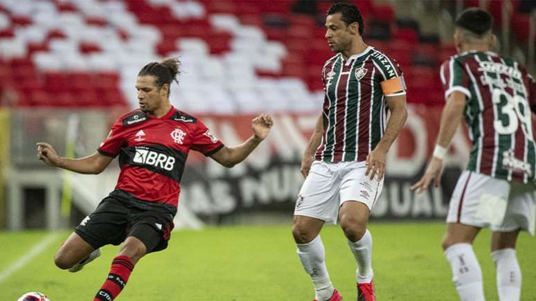 O Fla-Flu de sábado foi o 299º jogo de Willian Arão pelo Flamengo (Foto: Alexandre Vidal / Flamengo)