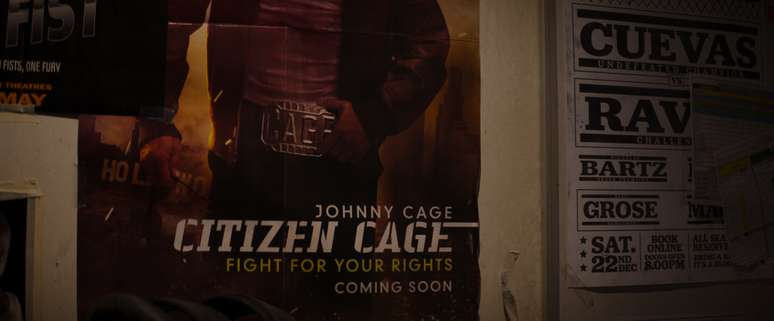 Referência a Johnny Cage no filme de Mortal Kombat