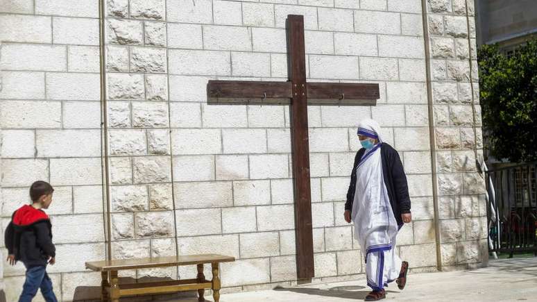 Estima-se que 50 mil cristãos habitem os territórios palestinos.