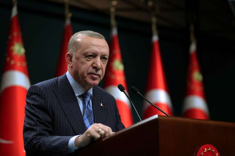 Erdogan faz declaração em Ancara
 17/5/2021   Divulgação