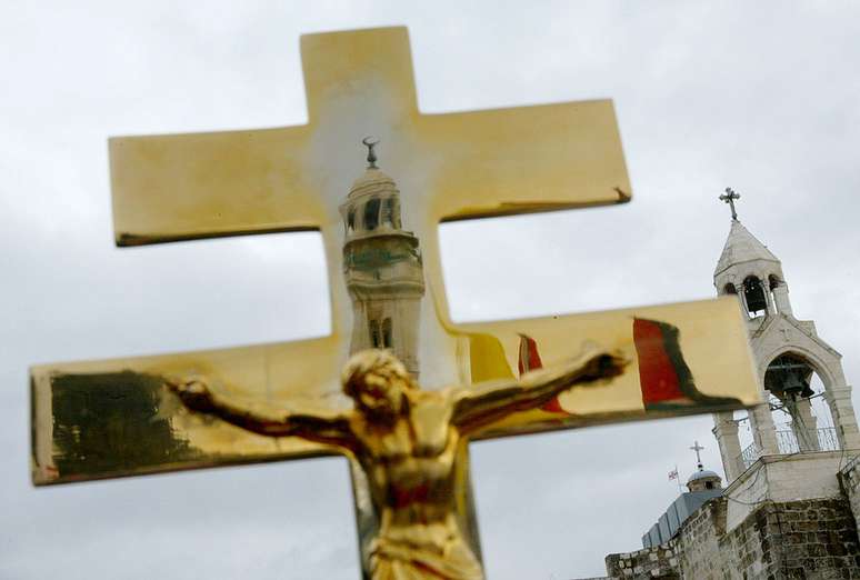 Os cristãos que vivem nos territórios palestinos são cerca de 1% da população
