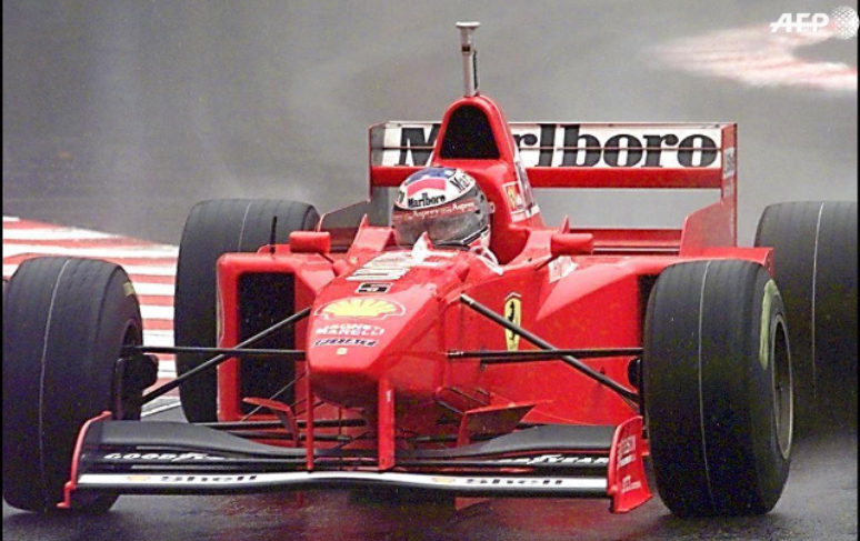 Michael Schumacher conduziu as ações da prova de ponta a ponta.