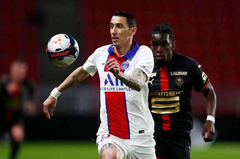 Jogador Ángel Di María, do PSG, em partida pelo PSG
09/05/2021
REUTERS/Stephane Mahe