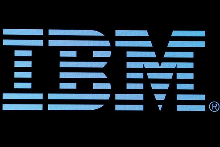 Logo da IBM na bolsa de valores de Nova York, EUA 
27/06/2018
REUTERS/Brendan McDermid