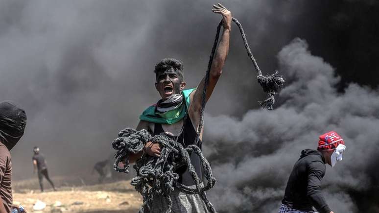 15 de maio, que costuma ser marcado por protestos, é lembrado para os palestinos como início de um êxodo em massa que está na raiz do conflito travado há décadas com os israelenses.