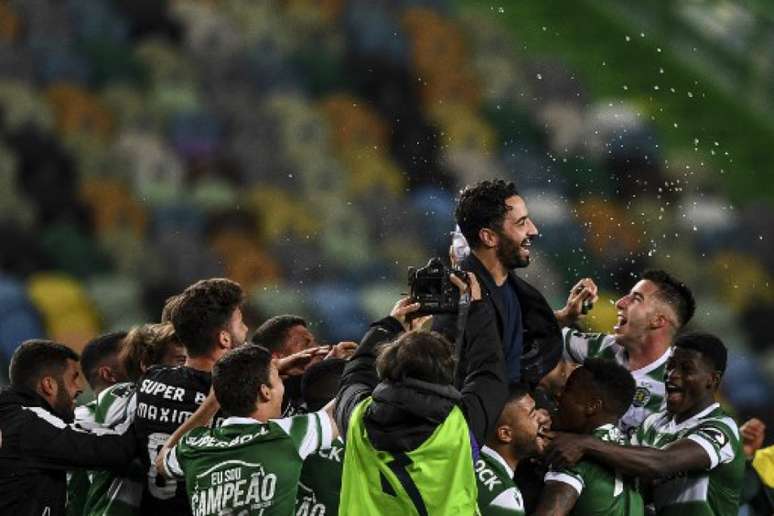 Rúben Amorim recolocou Sporting na Champions League (PATRICIA DE MELO MOREIRA / AFP)