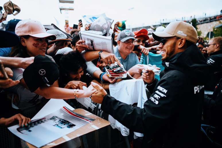 Mais do que nunca, Hamilton é o grande chamariz de público da F1 hoje.