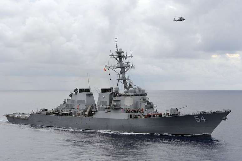 Navio da Marinha dos EUA USS Curtis Wilbur no Mar das Filipinas
15/08/2013
REUTERS/Marinha dos EUA/Divulgação via Reuters