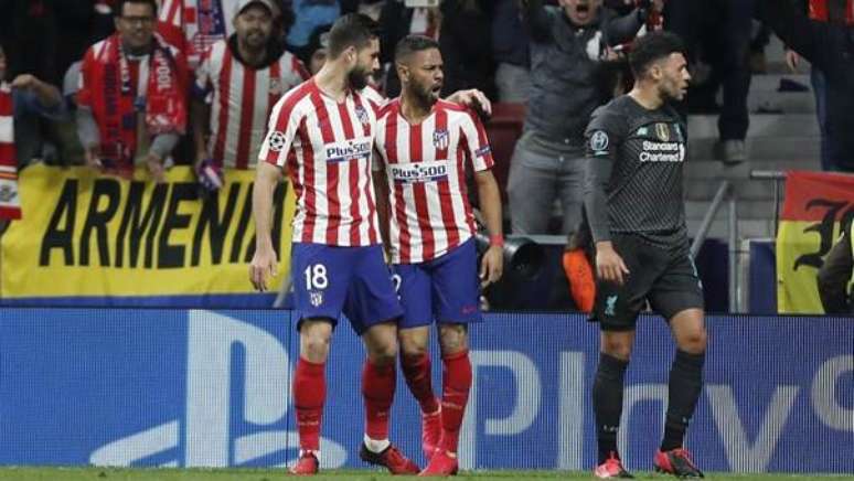 O lateral-esquerdo Renan Lodi e o zagueiro Felipe, que defendem o Atlético de Madrid desde 2019. (Foto: Divulgação/La Liga)