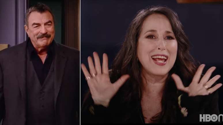 Tom Selleck e Maggie Wheeler