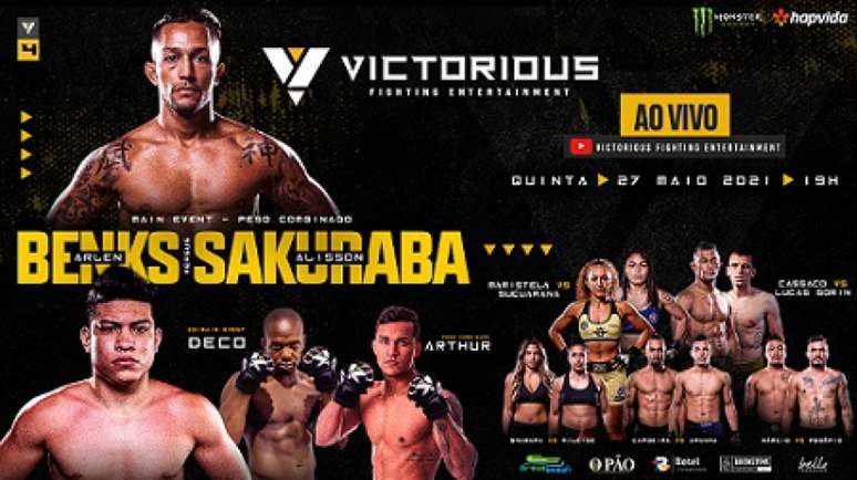 Edição do Victorious Fighting Entertainment acontece no próximo dia 27 de maio (Foto: Divulgação)