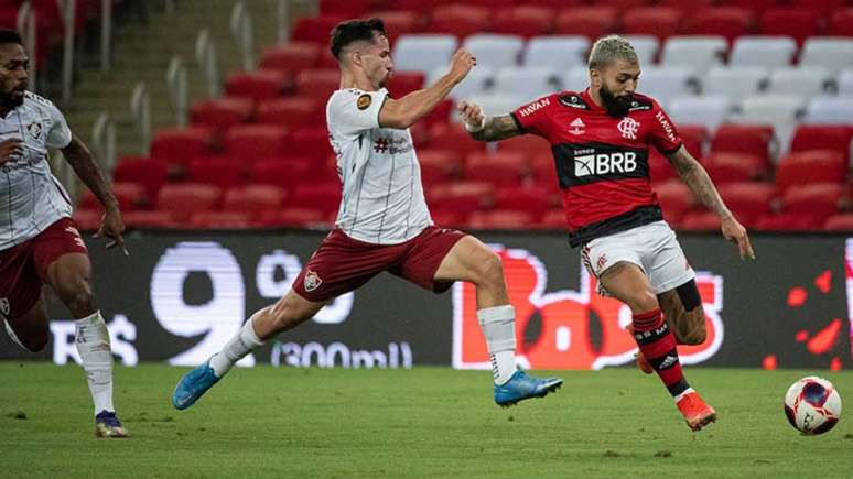 Gabi marcou duas vezes no primeiro tempo (Foto: Alexandre Vidal/Flamengo)
