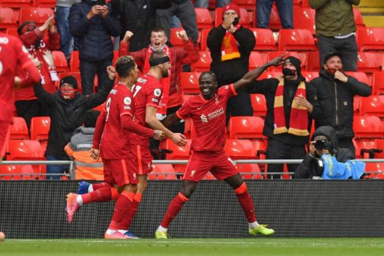 Liverpool venceu o Palace neste domingo (Foto: PAUL ELLIS / POOL / AFP)